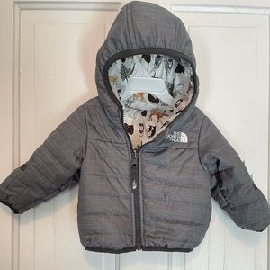 The North Face infant puffer coat